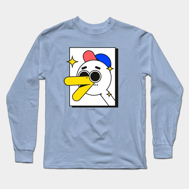 Doodle Duck Long Sleeve T-Shirt by bypato